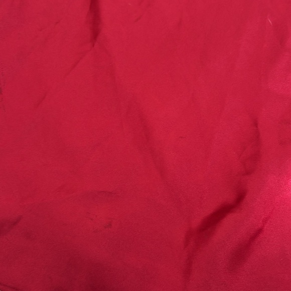 Y2K Red Satin Slip Dress – Size 14 | Lace Trim | Feminine Glam | Flawed - Picture 8 of 8